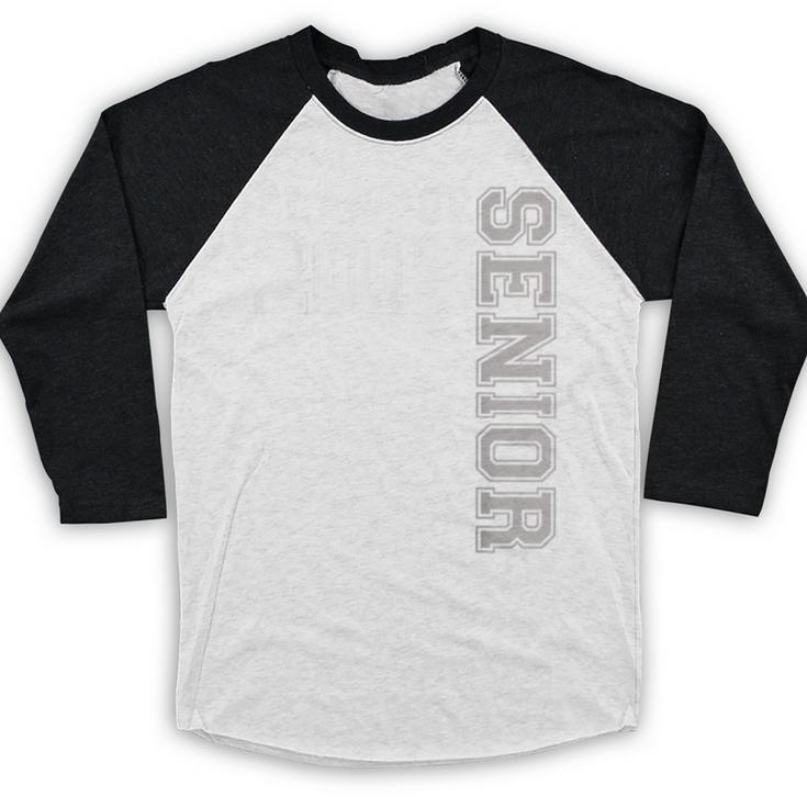 Senior Class Of 2019 19 High School Graduation Tee Baseball Raglan Shirt