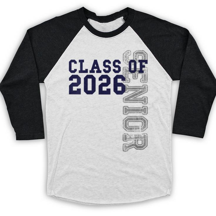 Senior Class Of 2026 Graduation Year High School & College Baseball Raglan Shirt