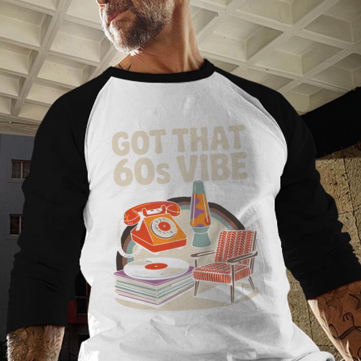 1960s 60s Reunion Nostalgia Memories Music School Grew Up Premium Tri-Blend Baseball Raglan Shirt