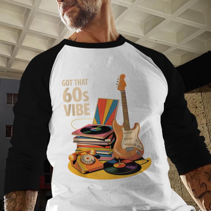 1960s 60s Reunion Nostalgia Memories Music School Grew Up Baseball Raglan Shirt