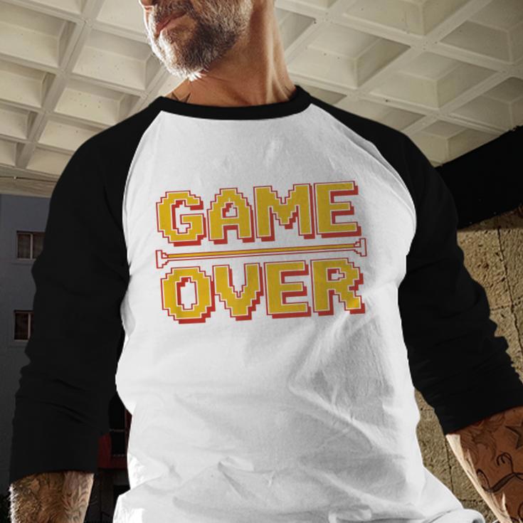 1980s Nostalgia Arcade Gamer Retro Video Game Novelty Baseball Raglan Shirt 1980s Nostalgia Arcade Gamer Retro Video Game Novelty Baseball Raglan Shirt