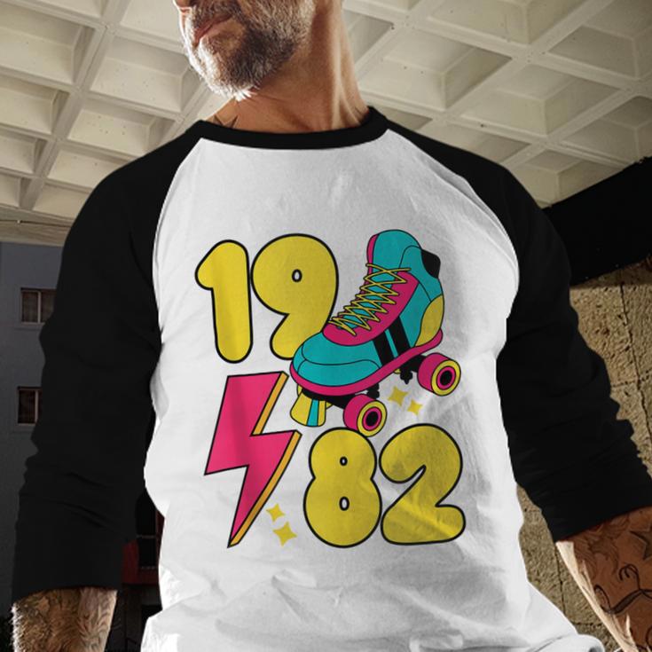 1982 Retro Raised In The 80s Old School Nostalgia Vibes Baseball Raglan Shirt 1982 Retro Raised In The 80s Old School Nostalgia Vibes Baseball Raglan Shirt