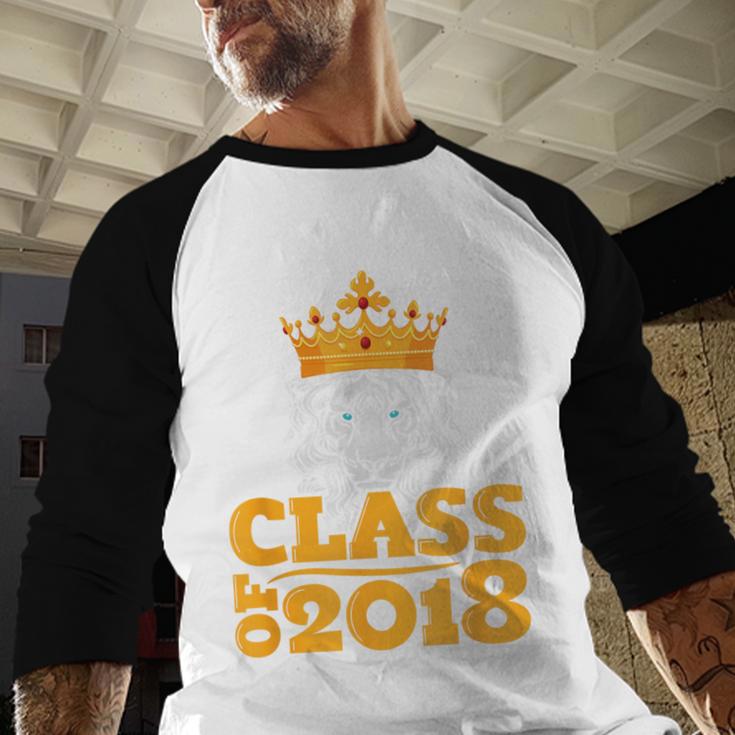2018 Graduation Class Of 2018 KingShirt Baseball Raglan Shirt
