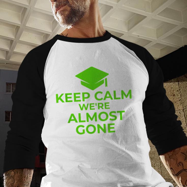 2018 Graduation Red Green High School Color Baseball Raglan Shirt