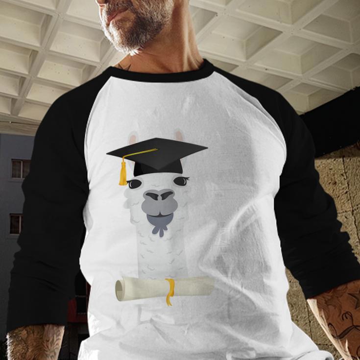 2022 Graduate Graduation For Him Her Got My Dip-Llama Baseball Raglan Shirt