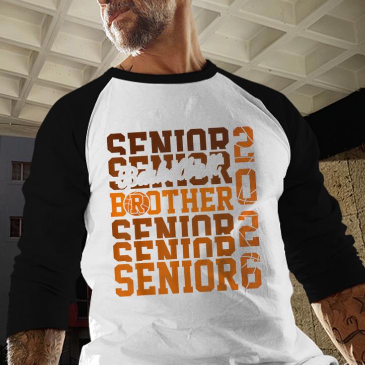 2026 Basketball Senior Brother Graduation Matching Family Baseball Raglan Shirt