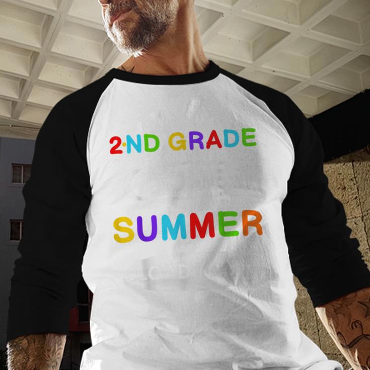 2nd Grade Graduation Shirt 2nd Grade Done Summer Loading Baseball Raglan Shirt