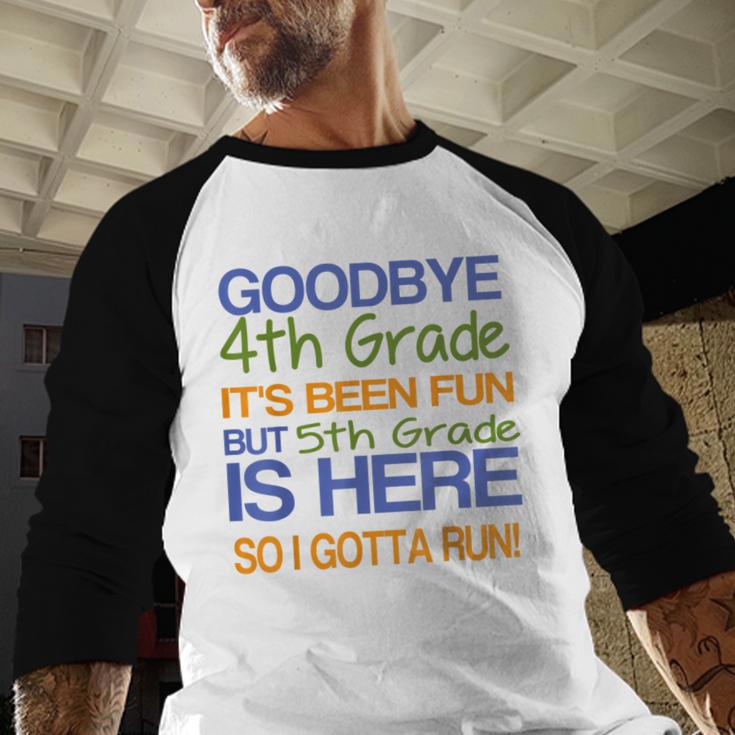 4th Grade Graduation To 5th T-Shirt Kids Tee Fifth Baseball Raglan Shirt