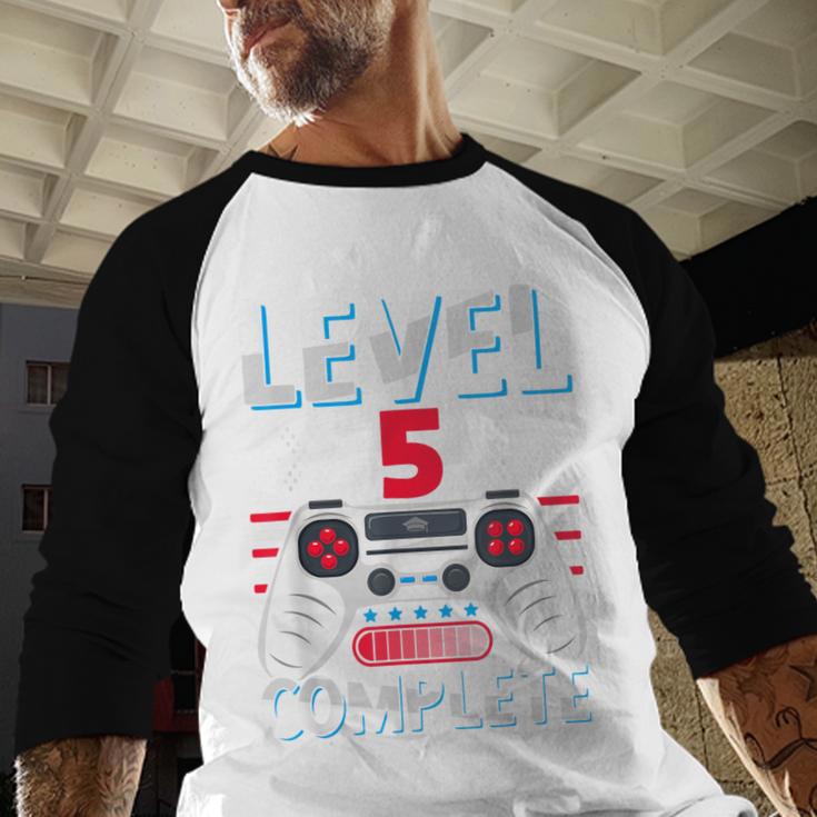5th Grade Graduation Elementary School Graduate Level 5 Baseball Raglan Shirt
