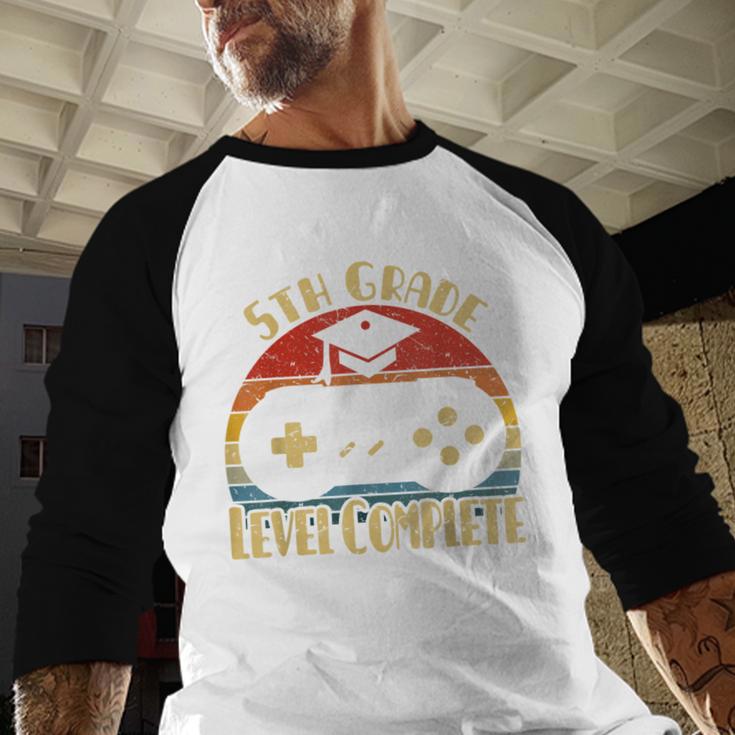 5th Grade Graduation Level Complete Baseball Raglan Shirt