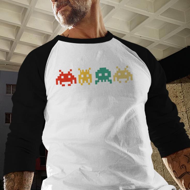 80s Video Game Vintage Nostalgia Retro Arcade Novelty Baseball Raglan Shirt 80s Video Game Vintage Nostalgia Retro Arcade Novelty Baseball Raglan Shirt