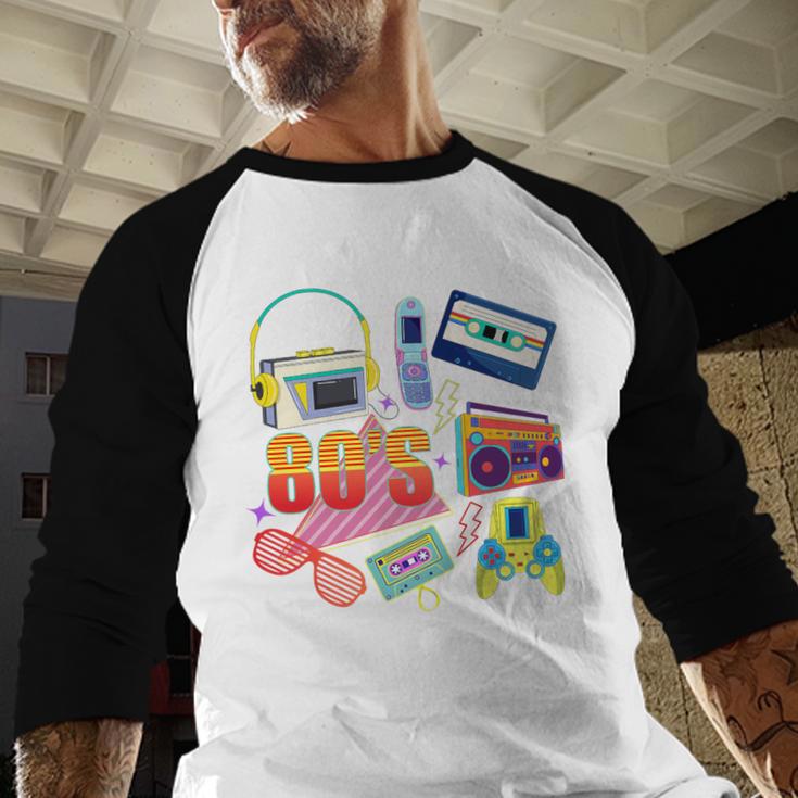 80's Vintage Cassette Tape Nostalgia Mixtape Era 1980s Retro Premium Tri-Blend Baseball Raglan Shirt 80's Vintage Cassette Tape Nostalgia Mixtape Era 1980s Retro Premium Tri-Blend Baseball Raglan Shirt