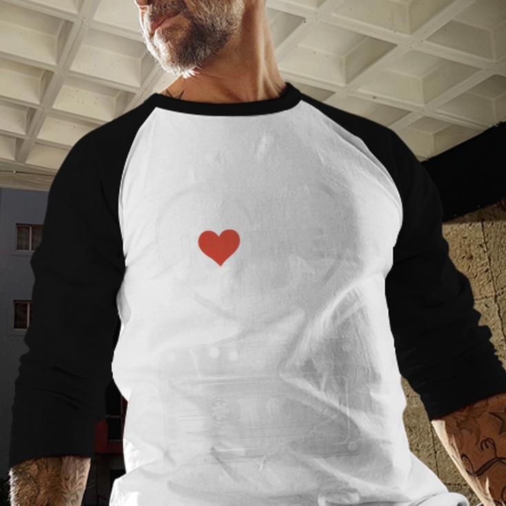 90s Nostalgia Cassette Heart Retro I Love The 90s Baseball Raglan Shirt 90s Nostalgia Cassette Heart Retro I Love The 90s Baseball Raglan Shirt