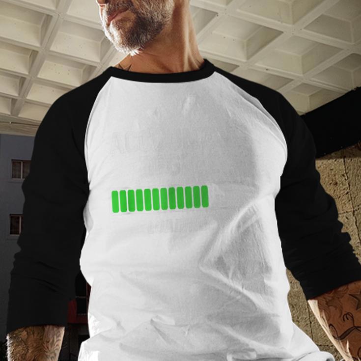 Accounting Degree Loading Shirt Graduation Student Baseball Raglan Shirt