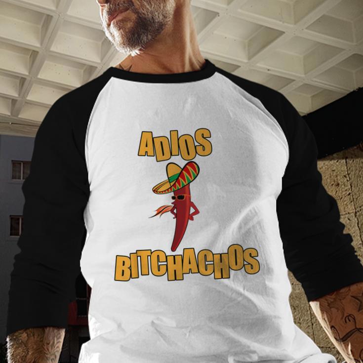 Adios Bitchachos Tee Cinco De Mayo Graduation Retirement Baseball Raglan Shirt