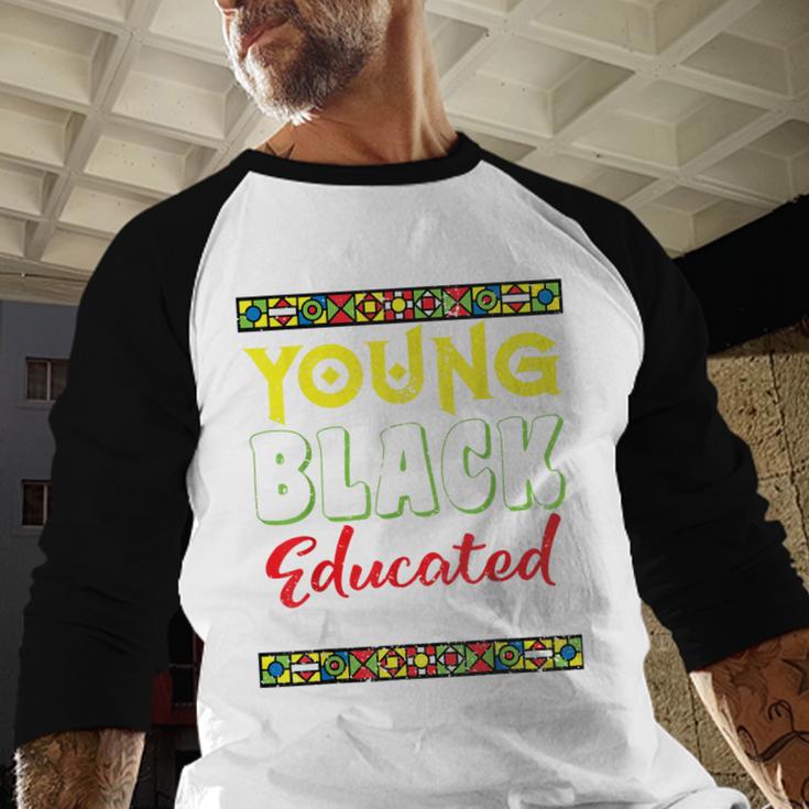 African American High School Graduation Grad Shirt Baseball Raglan Shirt