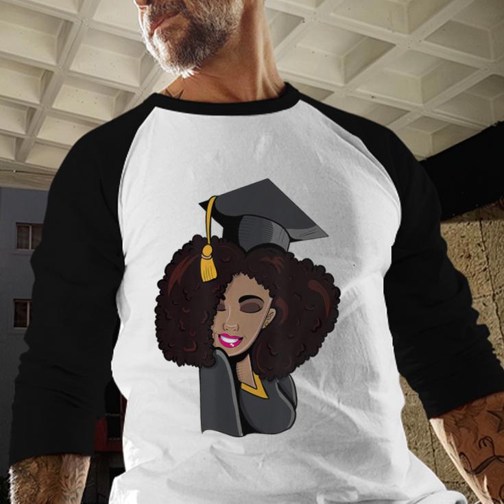 African Woman Educated Graduation 2019 Proud Baseball Raglan Shirt