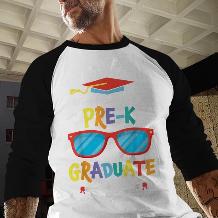 What An Awesome Pre-K Graduate Looks Like 2025 Graduation Baseball Raglan Shirt