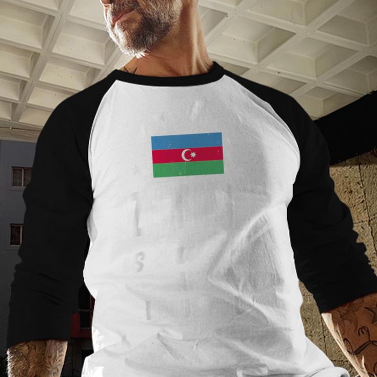 Azerbaijan Lover Saying Azeri Nostalgia Baseball Raglan Shirt