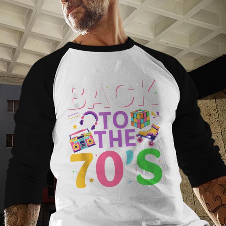 Back To The 70's Mixtape Era Nostalgia Retro 1970 70's Style Baseball Raglan Shirt