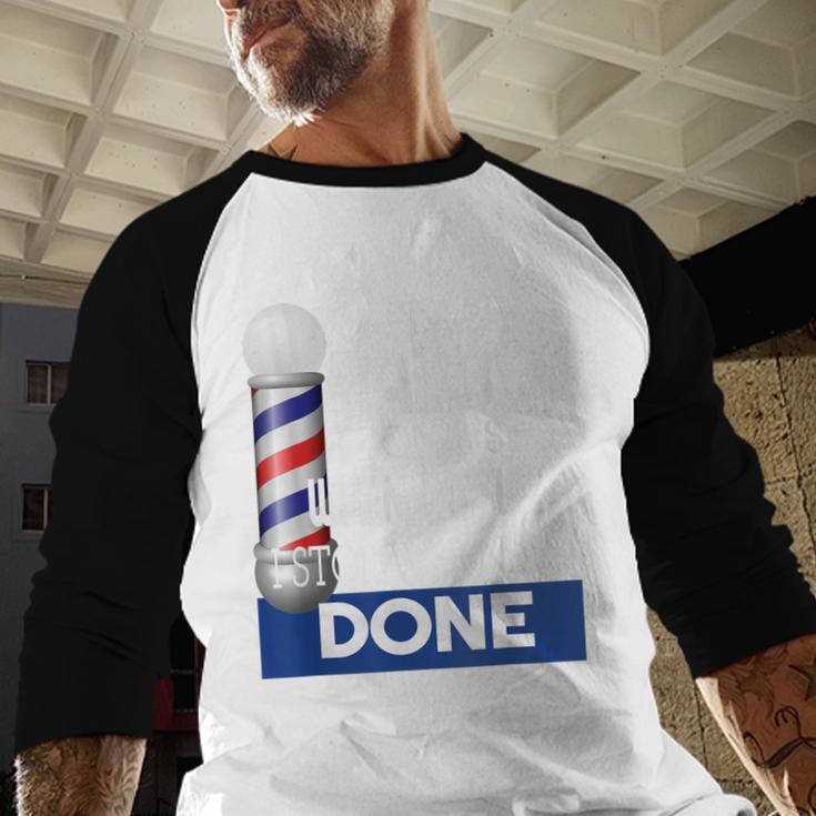 Barber Stylist Barber College Graduation Baseball Raglan Shirt