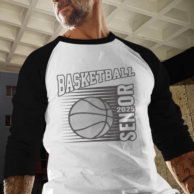 Basketball Senior For Boys &Girls Class 2025 Graduation Baseball Raglan Shirt