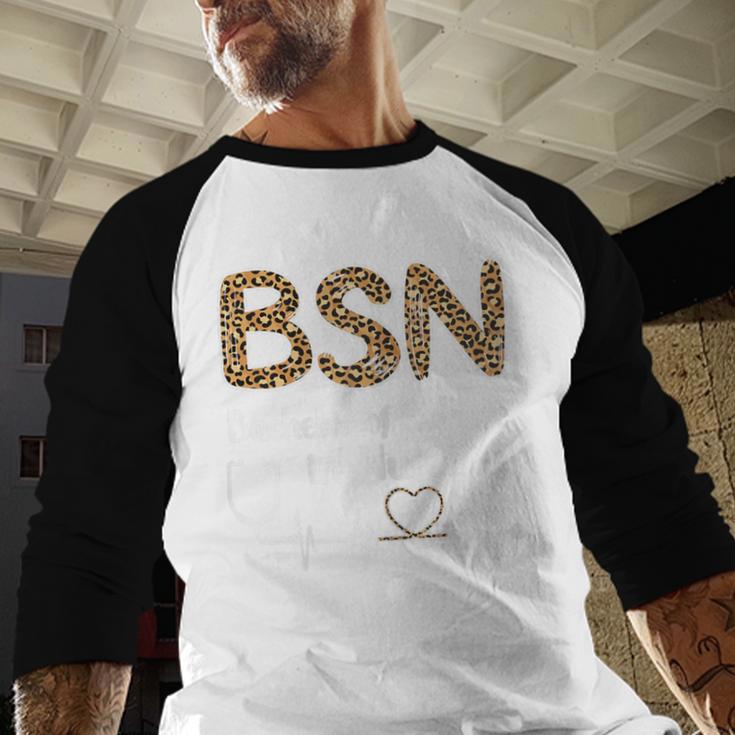 BSN Bachelor Of Science In Nursing Student Graduation Baseball Raglan Shirt