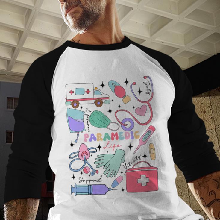 Can’t Talk Right Now Doing Paramedic Nurse Graduation Baseball Raglan Shirt
