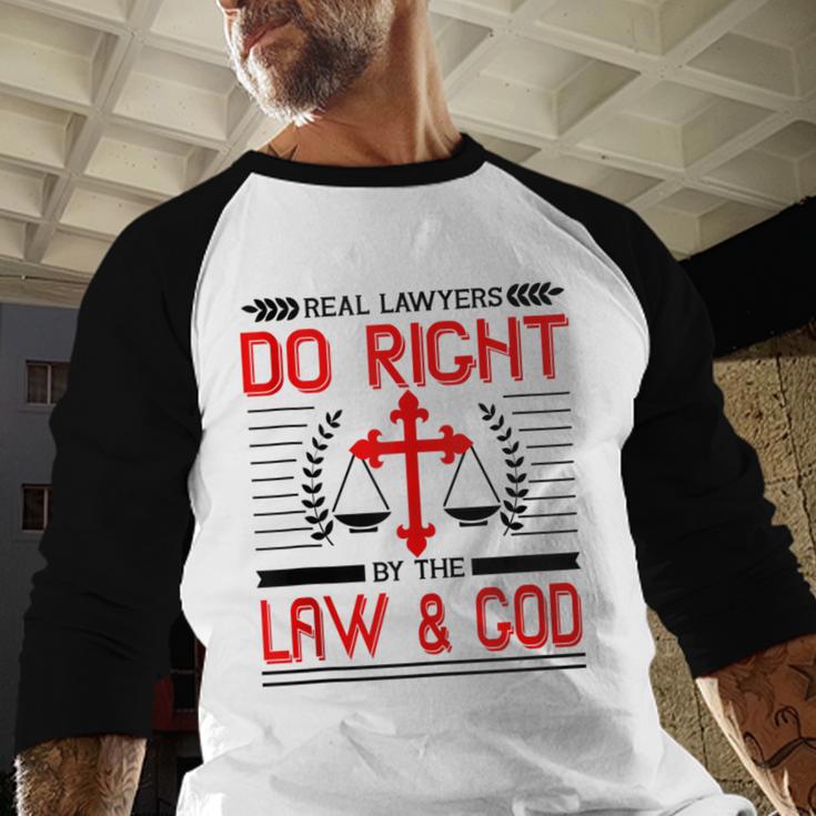 Christian Lawyer Attorney Law Student Graduation Exam Baseball Raglan Shirt
