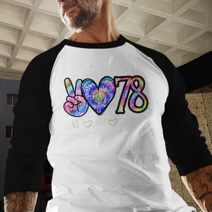 Class Of 1978 Shirt Tie Dye Senior Graduation Class Reunion Baseball Raglan Shirt