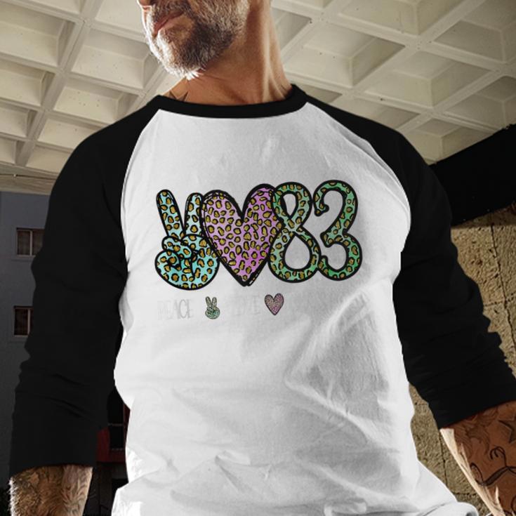 Class Of 1983 Shirt Leopard Senior Graduation Class Reunion Baseball Raglan Shirt