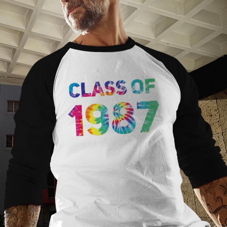 Class Of 1987 School Reunion College Highschool Graduation Baseball Raglan Shirt