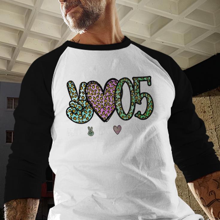 Class Of 2005 Shirt Leopard Senior Graduation Class Reunion Baseball Raglan Shirt
