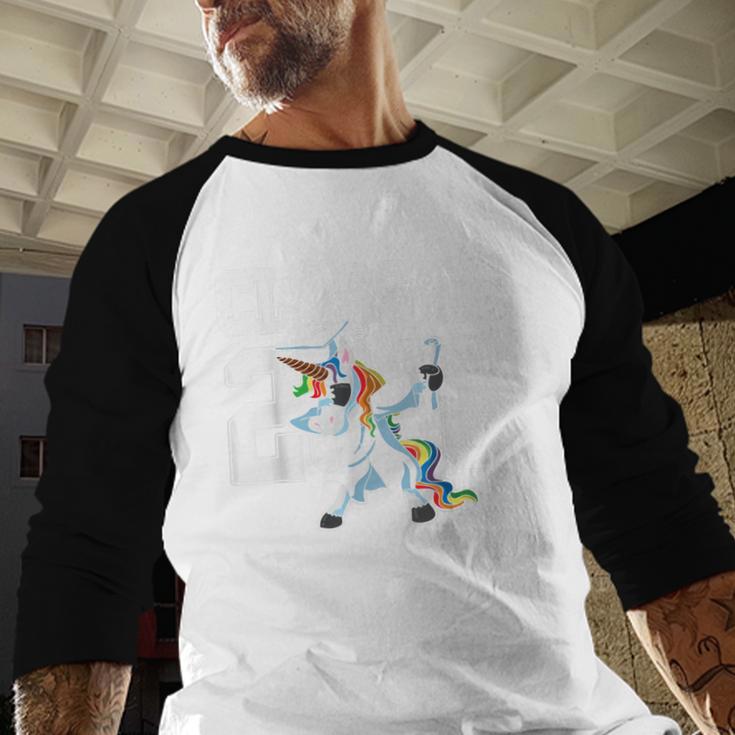 Class Of 2018 Dabbing Unicorn Graduation Shirt Baseball Raglan Shirt