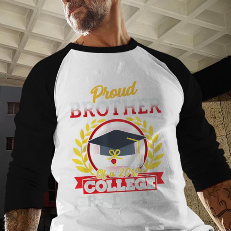 Class Of 2018 Graduation Tshirt For Brother Of Graduate Baseball Raglan Shirt