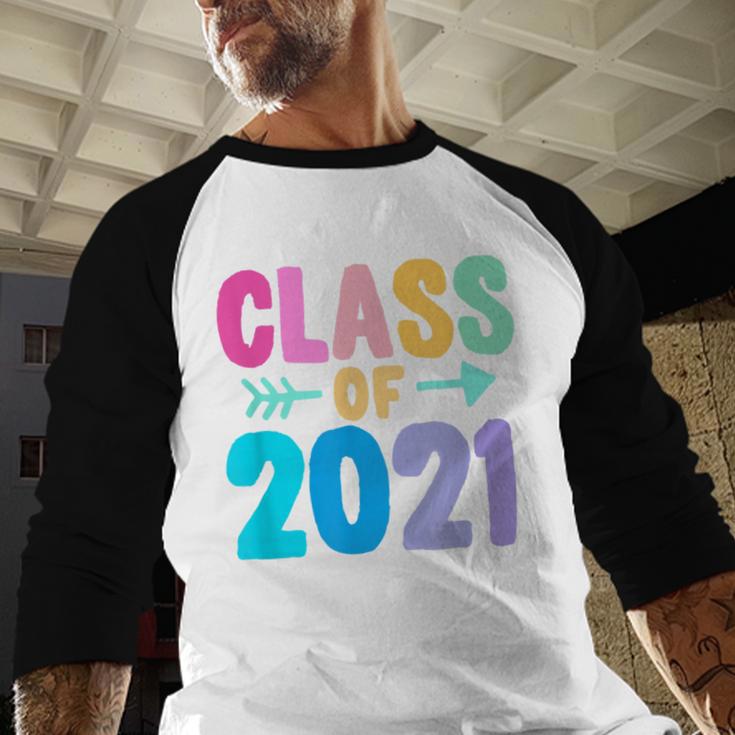 Class Of 2021 Graduation Grow With Me Baseball Raglan Shirt