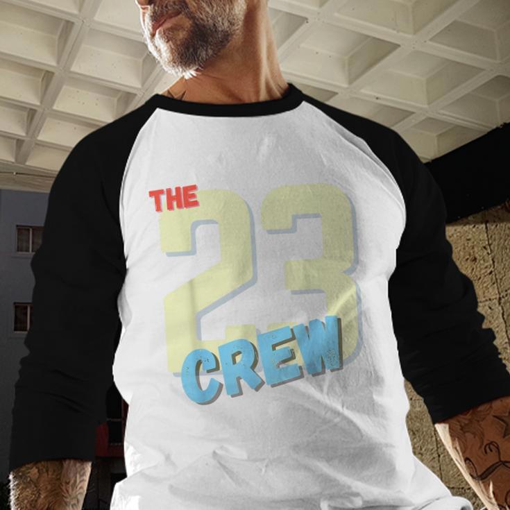 Class Of 2023 Seniors 23 Crew Senior Graduation Idea Baseball Raglan Shirt