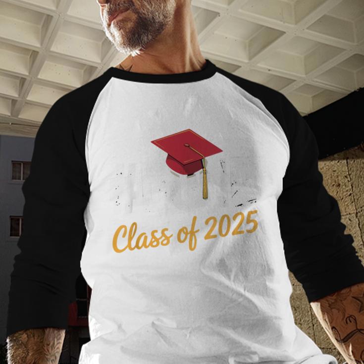 Class Of 2025 Graduation Hashtag DONE Graduate Baseball Raglan Shirt