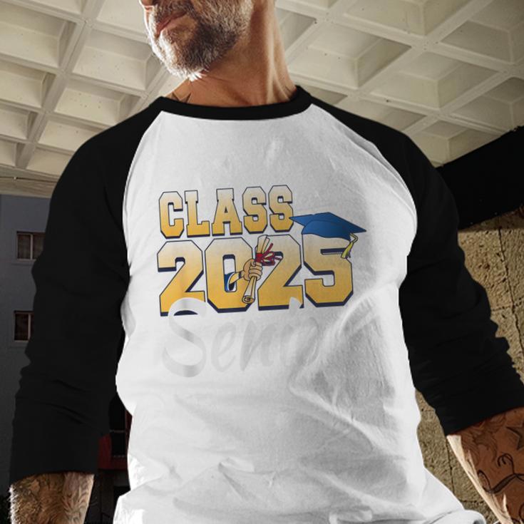 Class Of 2025 Senior Graduate 2025 Graduation Class Baseball Raglan Shirt