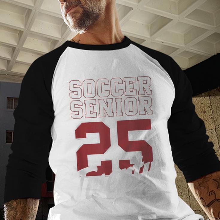 Class Of 2025 Senior 2025 Graduation 2025 Soccer Baseball Raglan Shirt