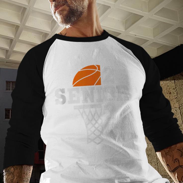 Class Of 2026 Basketball Senior 26 Player Team Graduation Baseball Raglan Shirt