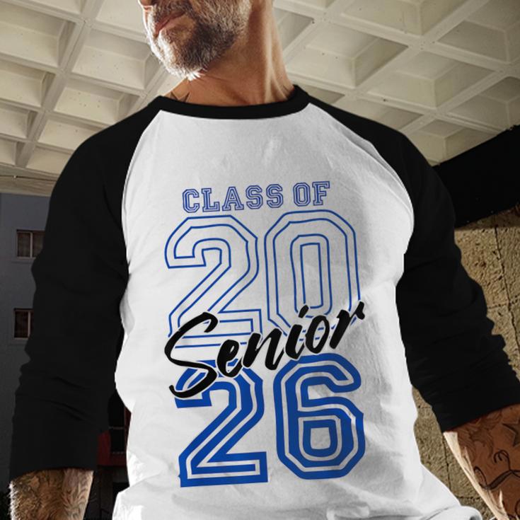 Class Of 2026 Senior Graduation High School And College Grad Baseball Raglan Shirt