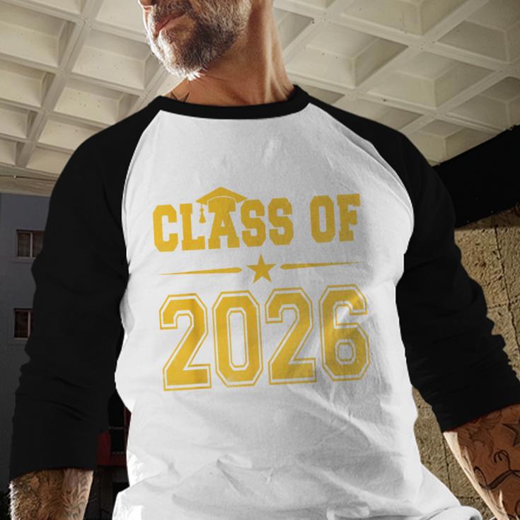 Class Of 2026 Shirt Graduation Baseball Raglan Shirt
