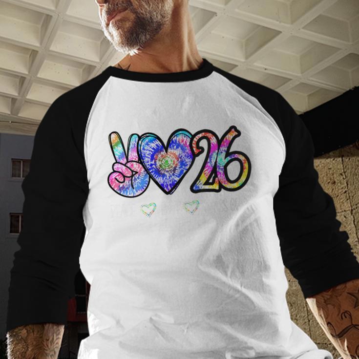 Class Of 2026 Shirt Tie Dye Senior Graduation Class Reunion Baseball Raglan Shirt