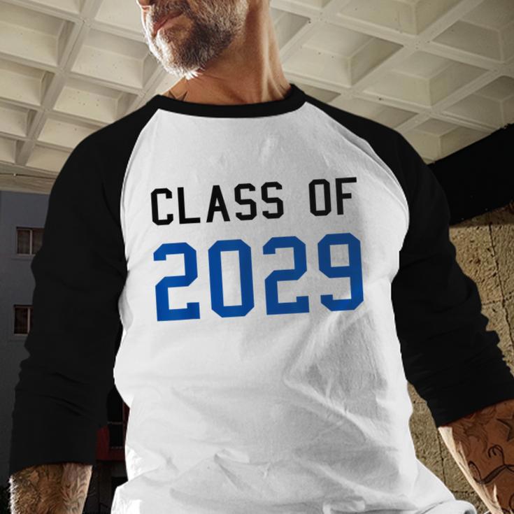 Class Of 2029 Graduation T-Shirts Baseball Raglan Shirt