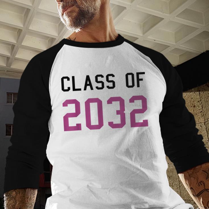 Class Of 2032 Graduation T-Shirts Baseball Raglan Shirt
