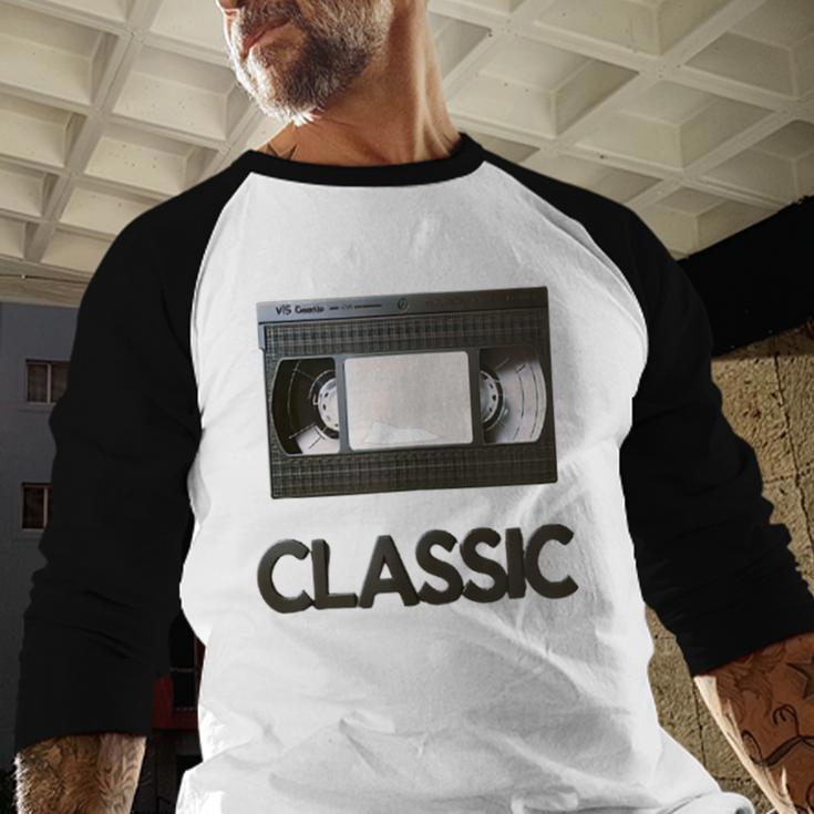 Classic VHS Tape Nostalgia Retro Baseball Raglan Shirt Classic VHS Tape Nostalgia Retro Baseball Raglan Shirt