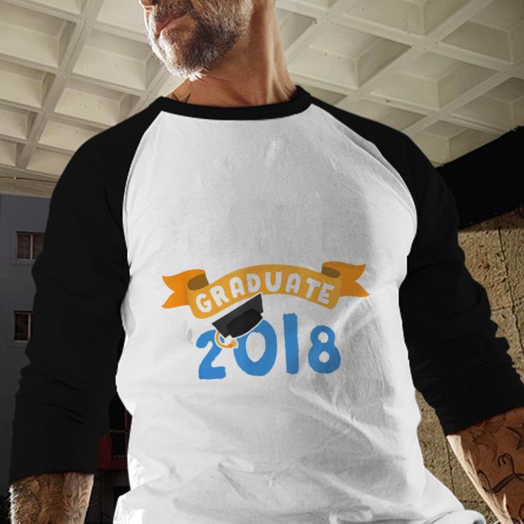 College Graduation Shirts Graduate Grad 2018 Baseball Raglan Shirt