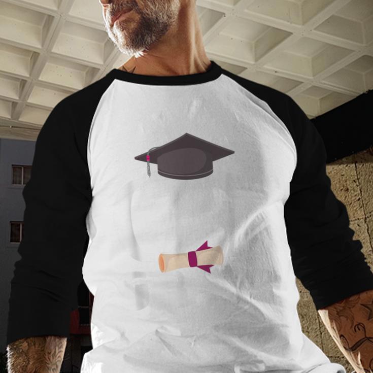 CSD Masters Graduation Men Women Son Daughter Baseball Raglan Shirt