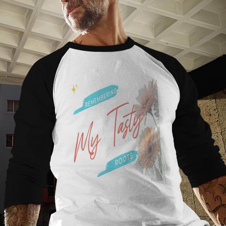 Cultural Flavor Memory Floral Nostalgia Garden Sentiment Baseball Raglan Shirt